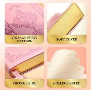 Pink Leather Bound Beginners Grimoire