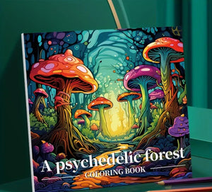 A Psychedelic Forest Coloring Book